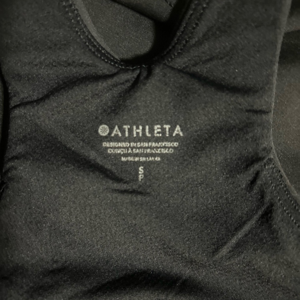 Athleta Conscious Crop Black Tank Size S - Picture 5 of 5